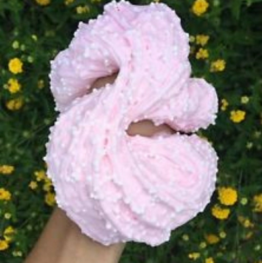 Pink crunchy slime